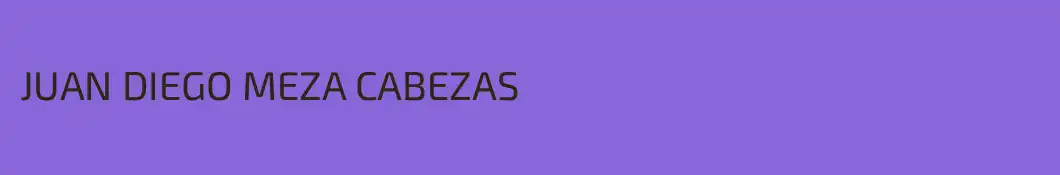 JUAN DIEGO MEZA CABEZAS